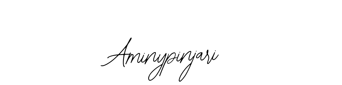 Make a beautiful signature design for name Aminypinjari. With this signature (Bearetta-2O07w) style, you can create a handwritten signature for free. Aminypinjari signature style 12 images and pictures png