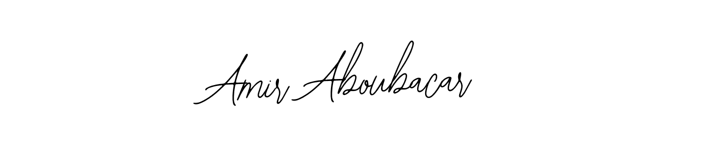 How to make Amir Aboubacar name signature. Use Bearetta-2O07w style for creating short signs online. This is the latest handwritten sign. Amir Aboubacar signature style 12 images and pictures png