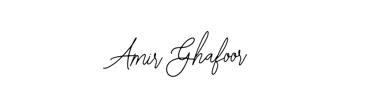 Use a signature maker to create a handwritten signature online. With this signature software, you can design (Bearetta-2O07w) your own signature for name Amir Ghafoor. Amir Ghafoor signature style 12 images and pictures png