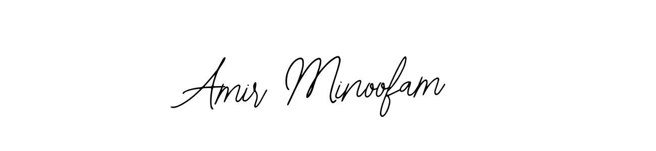 Amir Minoofam stylish signature style. Best Handwritten Sign (Bearetta-2O07w) for my name. Handwritten Signature Collection Ideas for my name Amir Minoofam. Amir Minoofam signature style 12 images and pictures png