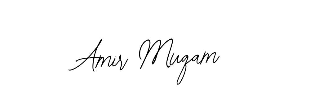 It looks lik you need a new signature style for name Amir Muqam. Design unique handwritten (Bearetta-2O07w) signature with our free signature maker in just a few clicks. Amir Muqam signature style 12 images and pictures png