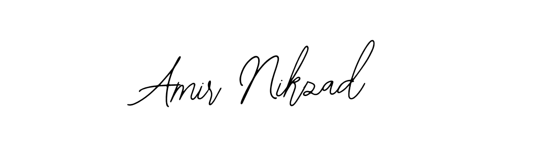 Use a signature maker to create a handwritten signature online. With this signature software, you can design (Bearetta-2O07w) your own signature for name Amir Nikzad. Amir Nikzad signature style 12 images and pictures png