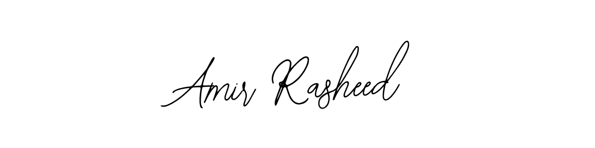 The best way (Bearetta-2O07w) to make a short signature is to pick only two or three words in your name. The name Amir Rasheed include a total of six letters. For converting this name. Amir Rasheed signature style 12 images and pictures png