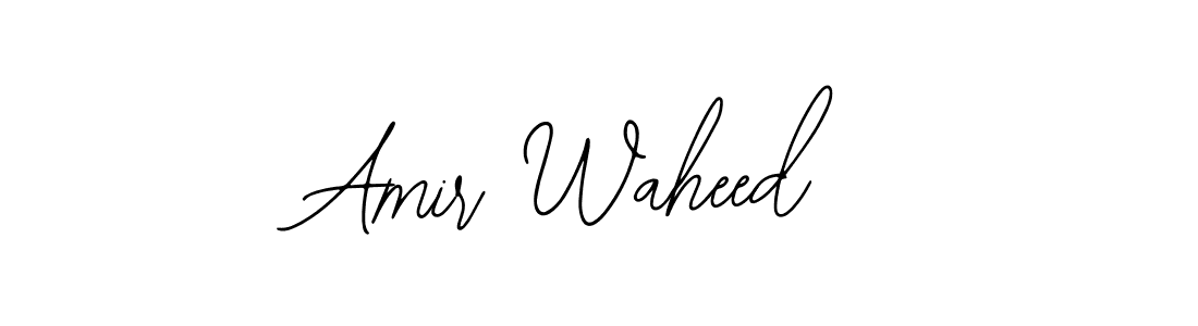 How to make Amir Waheed signature? Bearetta-2O07w is a professional autograph style. Create handwritten signature for Amir Waheed name. Amir Waheed signature style 12 images and pictures png