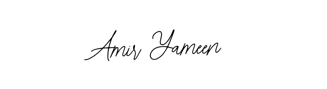 Design your own signature with our free online signature maker. With this signature software, you can create a handwritten (Bearetta-2O07w) signature for name Amir Yameen. Amir Yameen signature style 12 images and pictures png