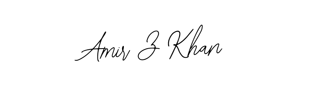 if you are searching for the best signature style for your name Amir Z Khan. so please give up your signature search. here we have designed multiple signature styles  using Bearetta-2O07w. Amir Z Khan signature style 12 images and pictures png