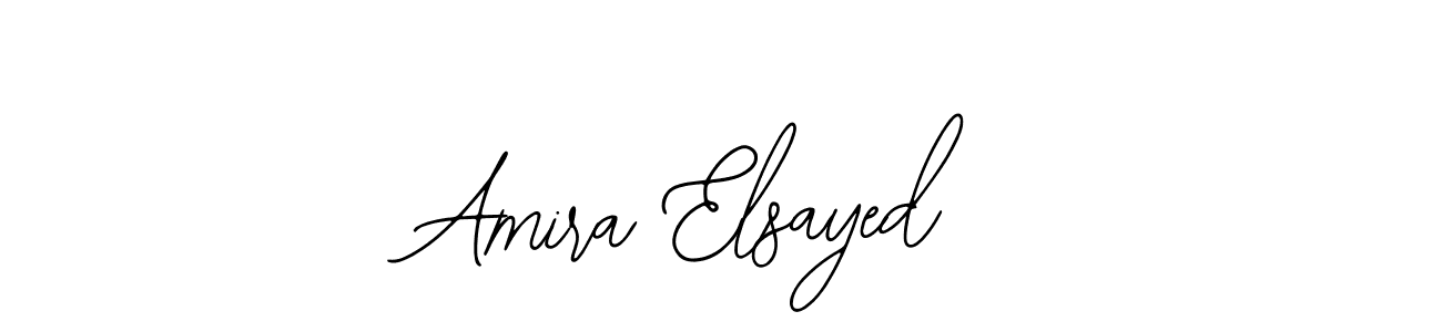 How to make Amira Elsayed name signature. Use Bearetta-2O07w style for creating short signs online. This is the latest handwritten sign. Amira Elsayed signature style 12 images and pictures png