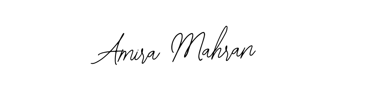 Bearetta-2O07w is a professional signature style that is perfect for those who want to add a touch of class to their signature. It is also a great choice for those who want to make their signature more unique. Get Amira Mahran name to fancy signature for free. Amira Mahran signature style 12 images and pictures png