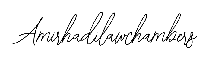 Personalize your online presence with Amirhadilawchambers signature rendered in elegant Bearetta-2O07w font. Great for website footers and blogs. Amirhadilawchambers signature style 12 images and pictures png