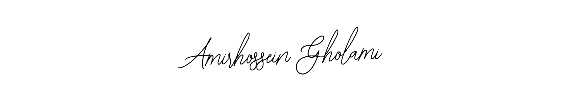 Make a short Amirhossein Gholami signature style. Manage your documents anywhere anytime using Bearetta-2O07w. Create and add eSignatures, submit forms, share and send files easily. Amirhossein Gholami signature style 12 images and pictures png