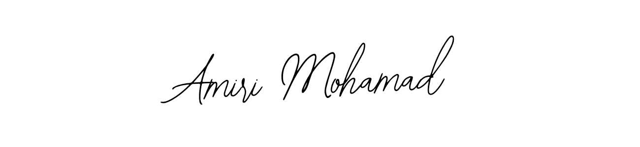 Create a beautiful signature design for name Amiri Mohamad. With this signature (Bearetta-2O07w) fonts, you can make a handwritten signature for free. Amiri Mohamad signature style 12 images and pictures png