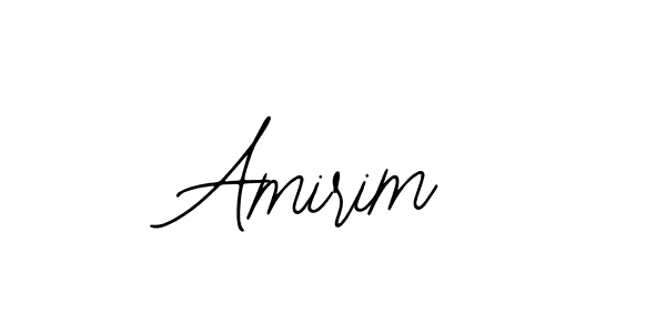 Design your own signature with our free online signature maker. With this signature software, you can create a handwritten (Bearetta-2O07w) signature for name Amirim. Amirim signature style 12 images and pictures png