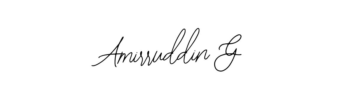 Amirruddin G stylish signature style. Best Handwritten Sign (Bearetta-2O07w) for my name. Handwritten Signature Collection Ideas for my name Amirruddin G. Amirruddin G signature style 12 images and pictures png