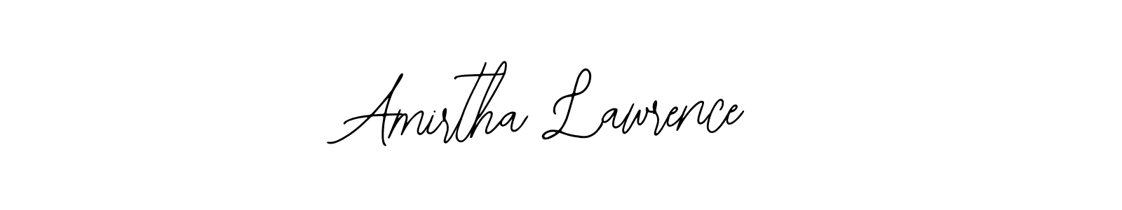 Also we have Amirtha Lawrence name is the best signature style. Create professional handwritten signature collection using Bearetta-2O07w autograph style. Amirtha Lawrence signature style 12 images and pictures png