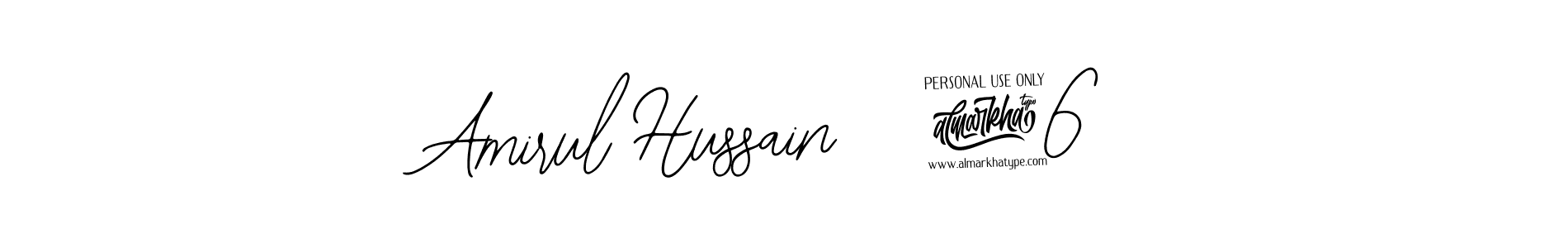 How to make Amirul Hussain 5468 name signature. Use Bearetta-2O07w style for creating short signs online. This is the latest handwritten sign. Amirul Hussain 5468 signature style 12 images and pictures png