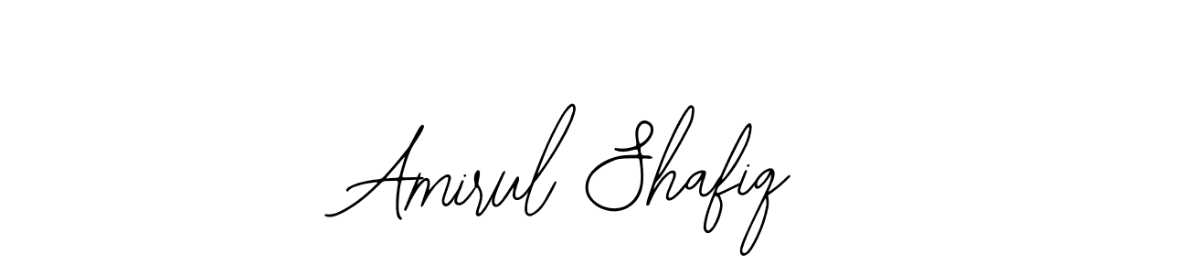 Similarly Bearetta-2O07w is the best handwritten signature design. Signature creator online .You can use it as an online autograph creator for name Amirul Shafiq. Amirul Shafiq signature style 12 images and pictures png