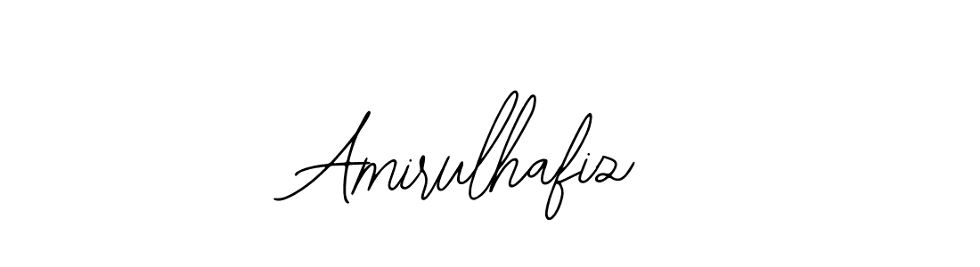 if you are searching for the best signature style for your name Amirulhafiz. so please give up your signature search. here we have designed multiple signature styles  using Bearetta-2O07w. Amirulhafiz signature style 12 images and pictures png