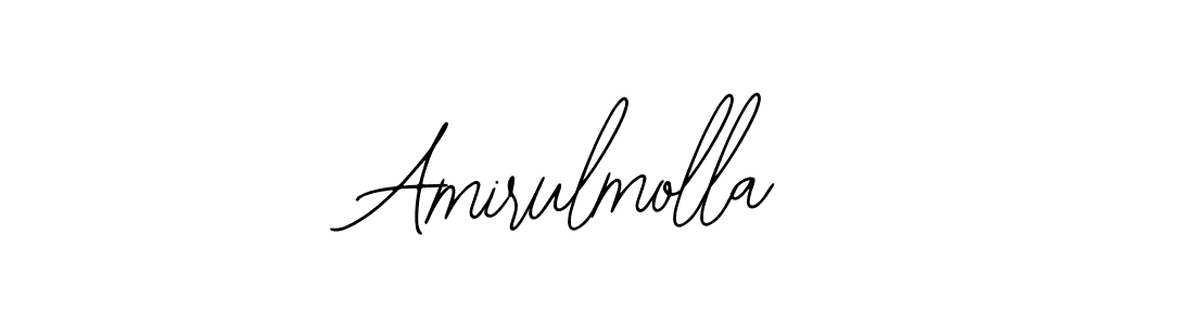 The best way (Bearetta-2O07w) to make a short signature is to pick only two or three words in your name. The name Amirulmolla include a total of six letters. For converting this name. Amirulmolla signature style 12 images and pictures png