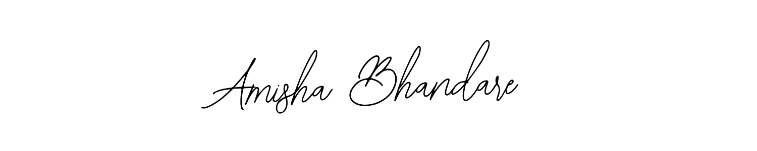 Also You can easily find your signature by using the search form. We will create Amisha Bhandare name handwritten signature images for you free of cost using Bearetta-2O07w sign style. Amisha Bhandare signature style 12 images and pictures png