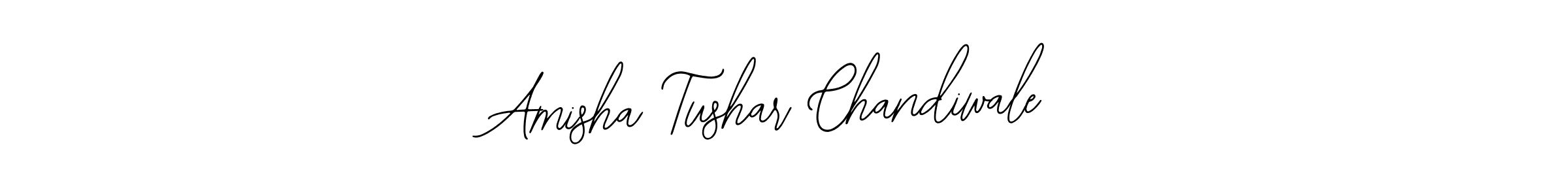 if you are searching for the best signature style for your name Amisha Tushar Chandiwale. so please give up your signature search. here we have designed multiple signature styles  using Bearetta-2O07w. Amisha Tushar Chandiwale signature style 12 images and pictures png