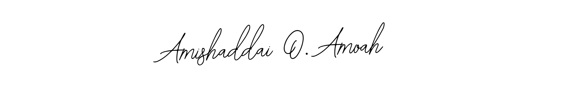 Make a beautiful signature design for name Amishaddai O. Amoah. With this signature (Bearetta-2O07w) style, you can create a handwritten signature for free. Amishaddai O. Amoah signature style 12 images and pictures png