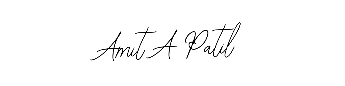 Bearetta-2O07w is a professional signature style that is perfect for those who want to add a touch of class to their signature. It is also a great choice for those who want to make their signature more unique. Get Amit A Patil name to fancy signature for free. Amit A Patil signature style 12 images and pictures png