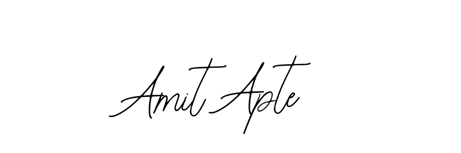 Design your own signature with our free online signature maker. With this signature software, you can create a handwritten (Bearetta-2O07w) signature for name Amit Apte. Amit Apte signature style 12 images and pictures png