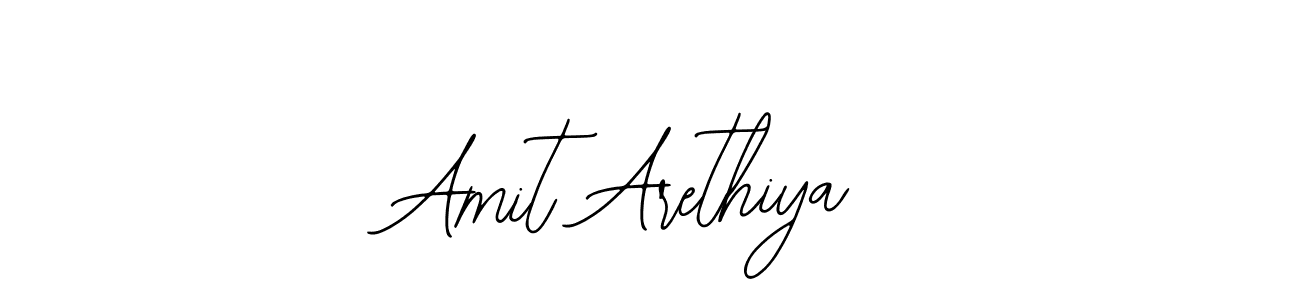 Use a signature maker to create a handwritten signature online. With this signature software, you can design (Bearetta-2O07w) your own signature for name Amit Arethiya. Amit Arethiya signature style 12 images and pictures png