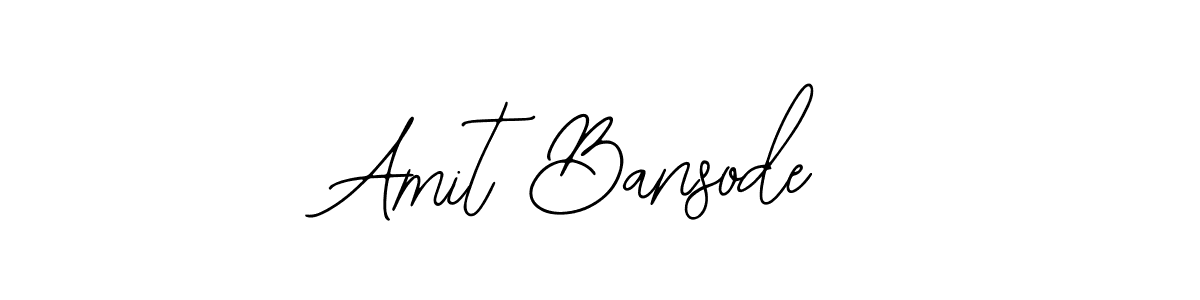 Design your own signature with our free online signature maker. With this signature software, you can create a handwritten (Bearetta-2O07w) signature for name Amit Bansode. Amit Bansode signature style 12 images and pictures png