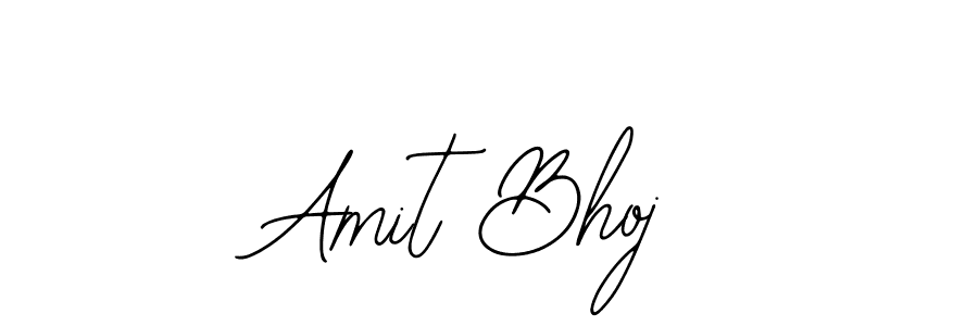 Bearetta-2O07w is a professional signature style that is perfect for those who want to add a touch of class to their signature. It is also a great choice for those who want to make their signature more unique. Get Amit Bhoj name to fancy signature for free. Amit Bhoj signature style 12 images and pictures png