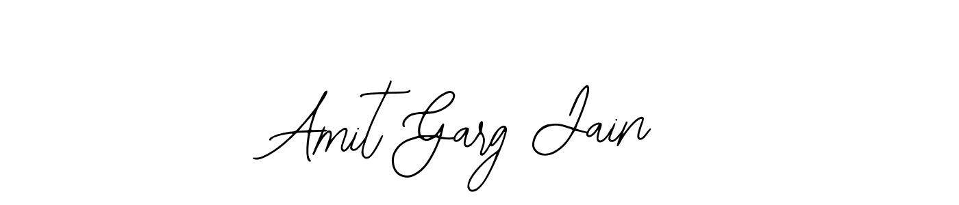The best way (Bearetta-2O07w) to make a short signature is to pick only two or three words in your name. The name Amit Garg Jain include a total of six letters. For converting this name. Amit Garg Jain signature style 12 images and pictures png