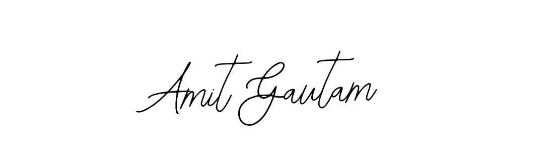 You should practise on your own different ways (Bearetta-2O07w) to write your name (Amit Gautam) in signature. don't let someone else do it for you. Amit Gautam signature style 12 images and pictures png