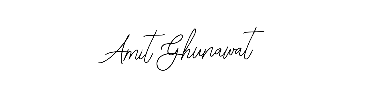 Similarly Bearetta-2O07w is the best handwritten signature design. Signature creator online .You can use it as an online autograph creator for name Amit Ghunawat. Amit Ghunawat signature style 12 images and pictures png