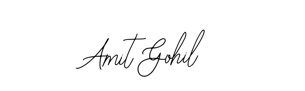 How to make Amit Gohil signature? Bearetta-2O07w is a professional autograph style. Create handwritten signature for Amit Gohil name. Amit Gohil signature style 12 images and pictures png