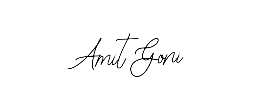 Amit Goni stylish signature style. Best Handwritten Sign (Bearetta-2O07w) for my name. Handwritten Signature Collection Ideas for my name Amit Goni. Amit Goni signature style 12 images and pictures png
