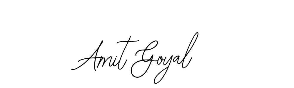 You should practise on your own different ways (Bearetta-2O07w) to write your name (Amit Goyal) in signature. don't let someone else do it for you. Amit Goyal signature style 12 images and pictures png