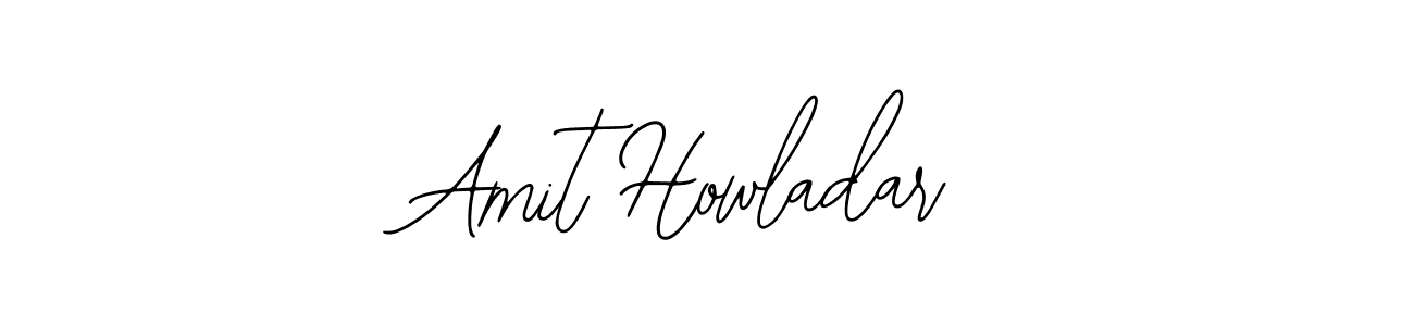 How to make Amit Howladar name signature. Use Bearetta-2O07w style for creating short signs online. This is the latest handwritten sign. Amit Howladar signature style 12 images and pictures png