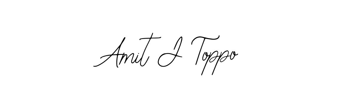 Amit J Toppo stylish signature style. Best Handwritten Sign (Bearetta-2O07w) for my name. Handwritten Signature Collection Ideas for my name Amit J Toppo. Amit J Toppo signature style 12 images and pictures png