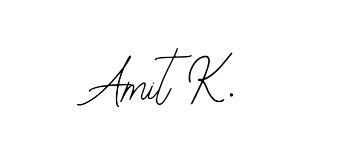 Make a beautiful signature design for name Amit K.. Use this online signature maker to create a handwritten signature for free. Amit K. signature style 12 images and pictures png