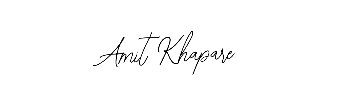 Design your own signature with our free online signature maker. With this signature software, you can create a handwritten (Bearetta-2O07w) signature for name Amit Khapare. Amit Khapare signature style 12 images and pictures png