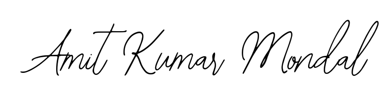 Get inspired by this graceful Bearetta-2O07w signature style for name Amit Kumar Mondal. Smooth loops and balanced proportions for everyday use. Amit Kumar Mondal signature style 12 images and pictures png
