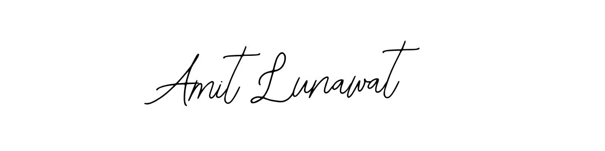 Also we have Amit Lunawat name is the best signature style. Create professional handwritten signature collection using Bearetta-2O07w autograph style. Amit Lunawat signature style 12 images and pictures png