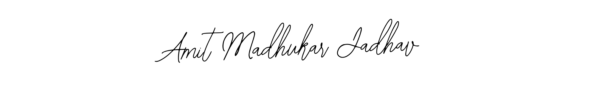 Bearetta-2O07w is a professional signature style that is perfect for those who want to add a touch of class to their signature. It is also a great choice for those who want to make their signature more unique. Get Amit Madhukar Jadhav name to fancy signature for free. Amit Madhukar Jadhav signature style 12 images and pictures png