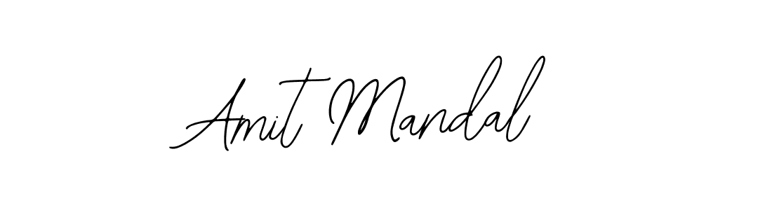 Use a signature maker to create a handwritten signature online. With this signature software, you can design (Bearetta-2O07w) your own signature for name Amit Mandal. Amit Mandal signature style 12 images and pictures png