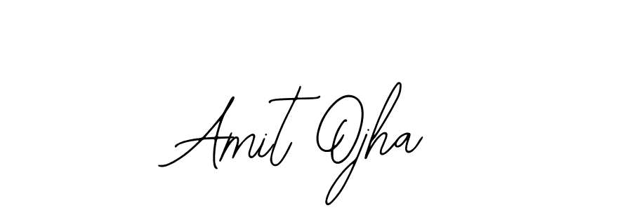 The best way (Bearetta-2O07w) to make a short signature is to pick only two or three words in your name. The name Amit Ojha include a total of six letters. For converting this name. Amit Ojha signature style 12 images and pictures png