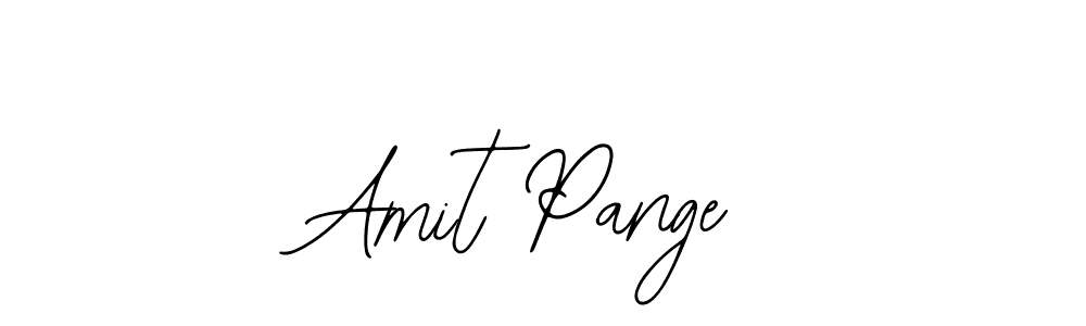 Use a signature maker to create a handwritten signature online. With this signature software, you can design (Bearetta-2O07w) your own signature for name Amit Pange. Amit Pange signature style 12 images and pictures png