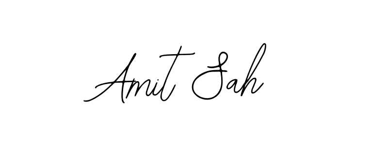 You should practise on your own different ways (Bearetta-2O07w) to write your name (Amit Sah) in signature. don't let someone else do it for you. Amit Sah signature style 12 images and pictures png