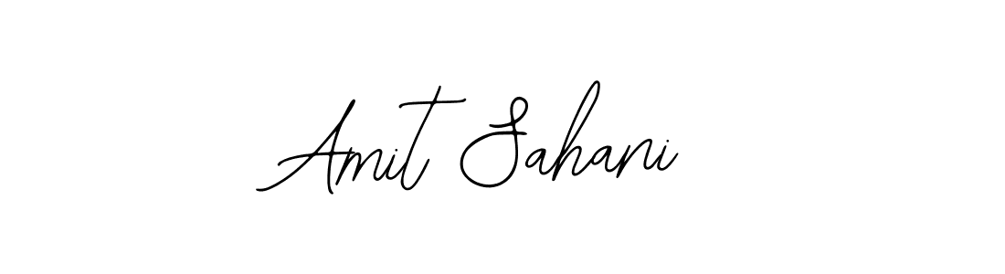 Design your own signature with our free online signature maker. With this signature software, you can create a handwritten (Bearetta-2O07w) signature for name Amit Sahani. Amit Sahani signature style 12 images and pictures png