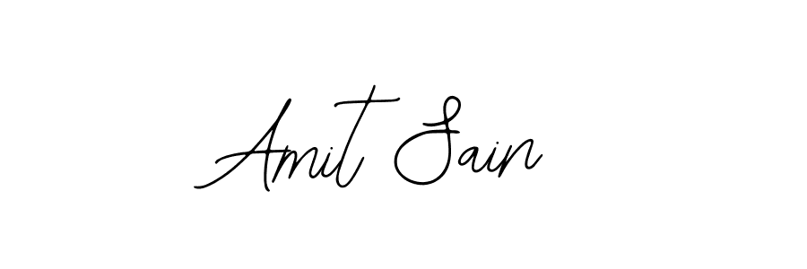 You should practise on your own different ways (Bearetta-2O07w) to write your name (Amit Sain) in signature. don't let someone else do it for you. Amit Sain signature style 12 images and pictures png