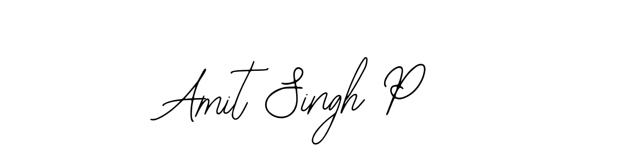 if you are searching for the best signature style for your name Amit Singh P. so please give up your signature search. here we have designed multiple signature styles  using Bearetta-2O07w. Amit Singh P signature style 12 images and pictures png